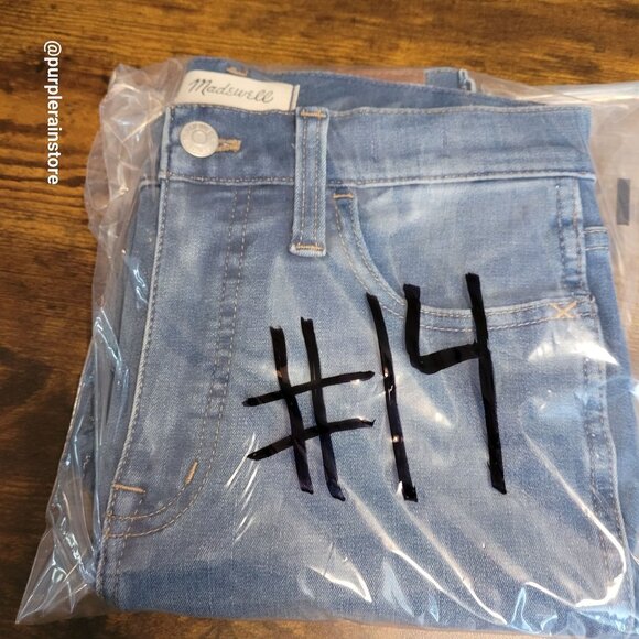 Madewell Jeans Sz 26 Jegging 10" High Rise Tummy Control Medium Light Wash AA618 - Picture 13 of 13